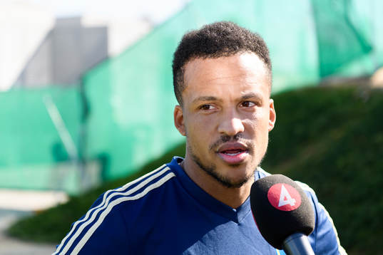 Martin Olsson is being interviewed
