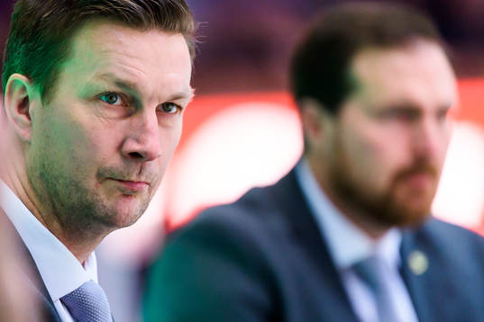 Färjestads huvudtränare Johan Pennerborn