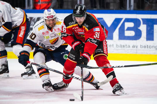 Djurgårdens Jacob Josefsson och Luleås Emil Larsson