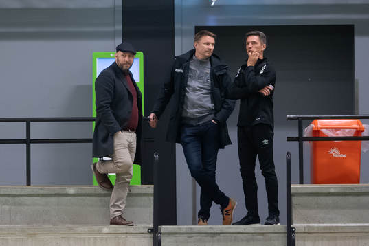 Klubbdirektör Max Markusson, sportchef Kennet Andersson