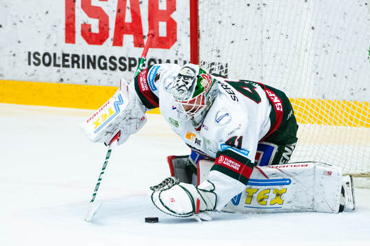 Frölundas målvakt Niklas Rubin