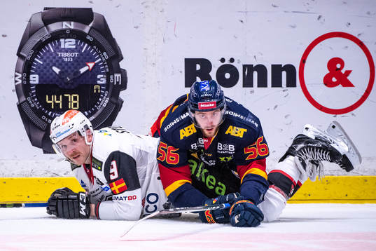 Malmö Redhawks Frederik Storm och Djurgårdens Robin Norell