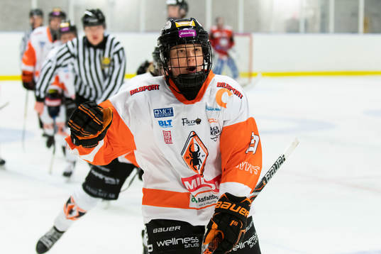 Karlskronas Kathryn Kennedy jublar