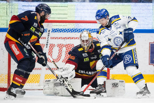 Leksands Spencer Abbott och Djurgårdens Jason Garrison