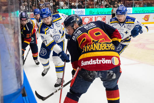 Leksands Spencer Abbott och Leksands Patrik Zackrisson och