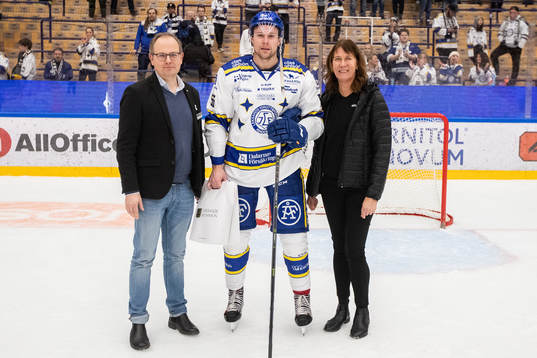 Leksands Jonas Ahnelöv utsedd till matchens lirare