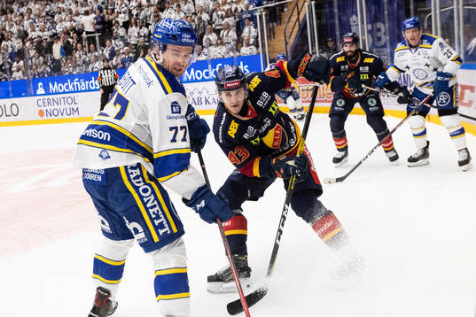 Leksands Spencer Abbott och Djurgårdens Tom Nilsson