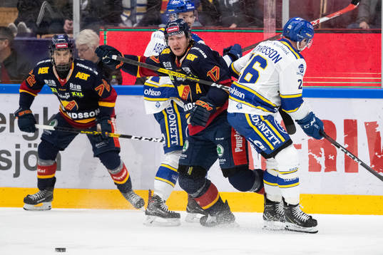 Djurgårdens Henrik Eriksson och Djurgårdens Emil Bemström