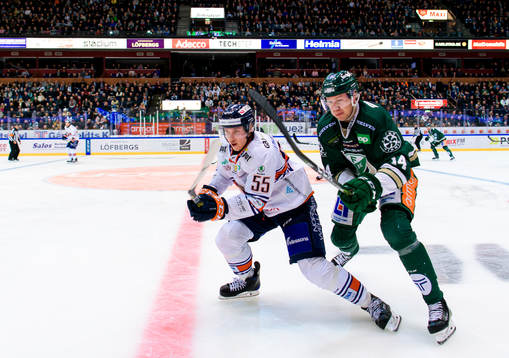 Växjös Miika Koivisto och Färjestads Victor Ejdsell