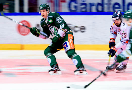 Färjestads Daniel Viksten och Växjös Roman Horak