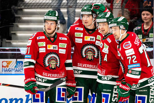 Frölundas Samuel Fagemo , Johan Sundström, Nicklas Lasu