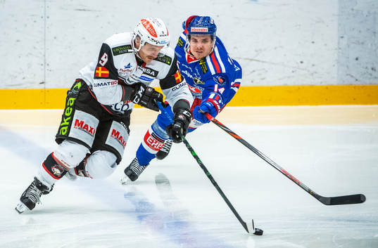 Oskarshamns Pontus Netterberg och Malmö Redhawks Frederik