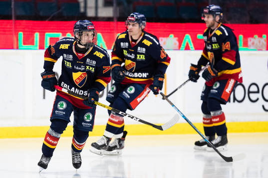 Djurgårdens William Eklund, Daniel Widing och Tom Wandell