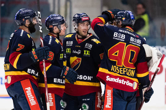 Djurgårdens Jason Garrison, Sebastian Strandberg, Robin