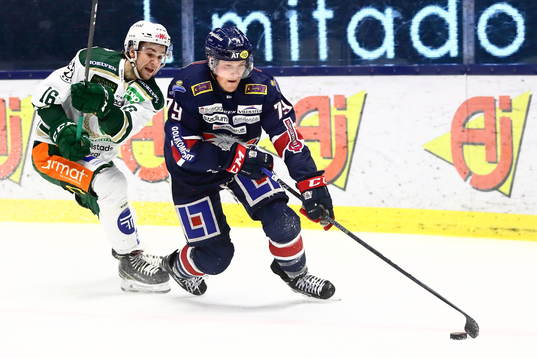 Linköpings Patrik Lundh och Färjestads Lucas