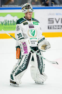Färjestads målvakt Markus Svensson