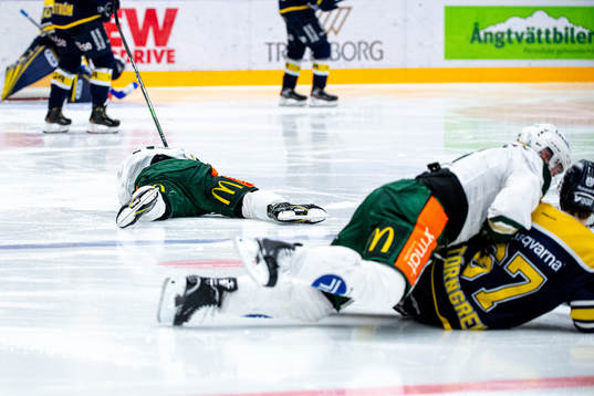 Färjestads Gustav Rydahl har ont