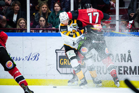 Skellefteås Philip Broberg och Malmö Redhawks Max Görtz