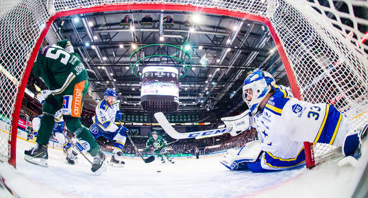Färjestads Linus Johansson, Leksands Linus Persson och