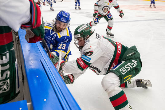 Leksands André Hult och Frölundas Daniel Torgersson