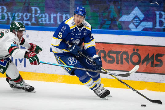 Frölundas Brandon Gormley och Leksands Jon Knuts