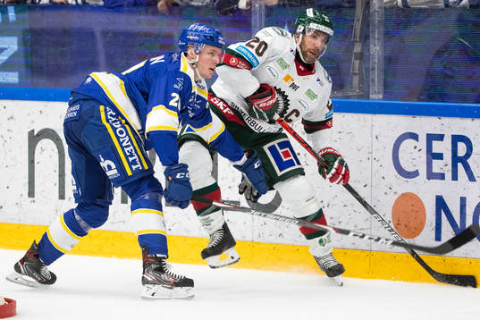 Leksands Mattias Göransson och Frölundas Joel Lundqvist