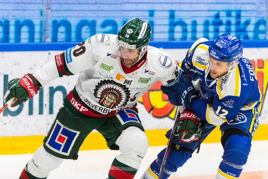 Frölundas Joel Lundqvist och Leksands Fredrik Forsberg