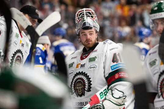 Frölundas målvakt Niklas Rubin