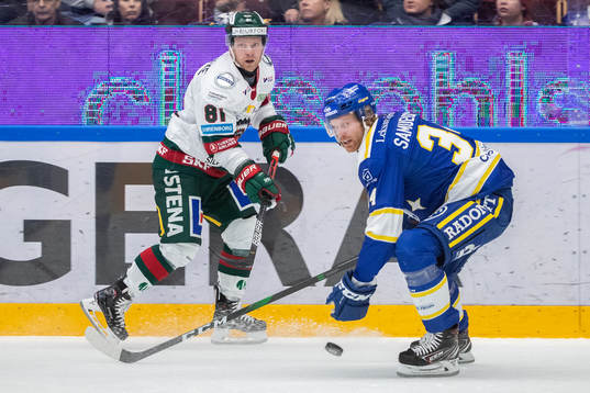 Frölundas Ryan Lasch och Leksands Philip Samuelsson