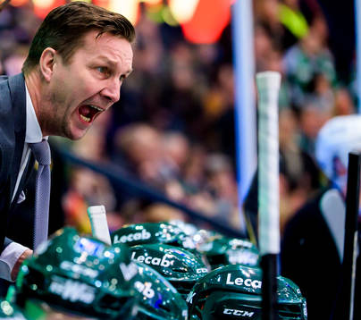 Färjestads huvudtränare Johan Pennerborn