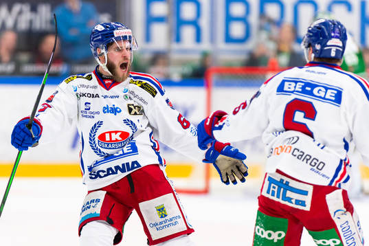 Oskarshamns Robin Söderqvist jublar