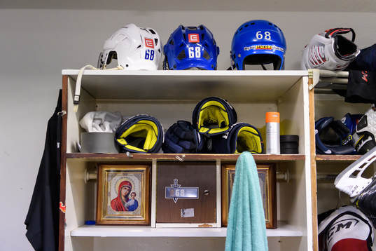 Jaromir Jagrs plats i omklädningsrummet