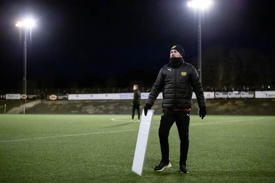 Mjällbys tränare Marcus Lantz