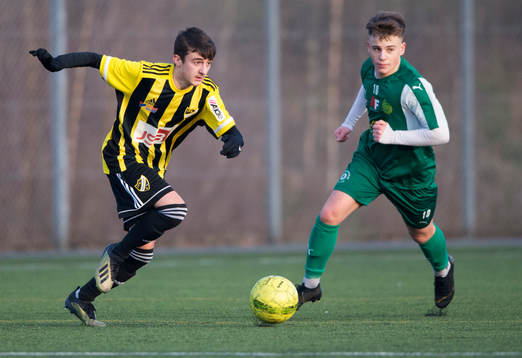 IFK Hässleholms Armin Culum, 16 år, i träningsmatchen