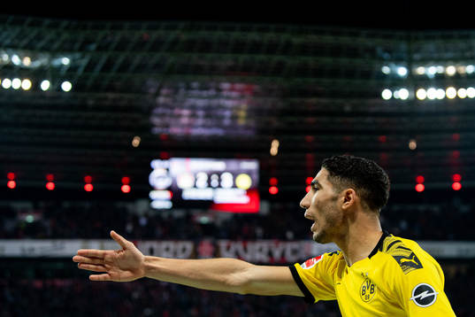 Achraf Hakimi of Borussia Dortmund