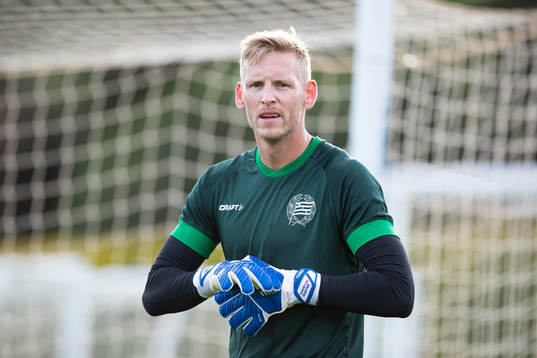 Hammarbys provspelande målvakt David Ousted