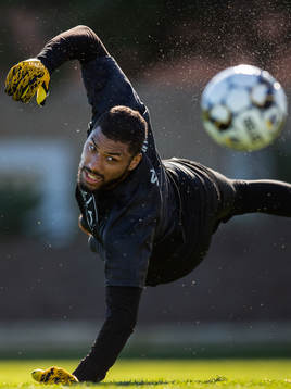 Häckens målvakt Jonathan Rasheed