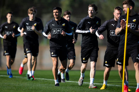 Häckens Ahmed Yasin och Erik Friberg