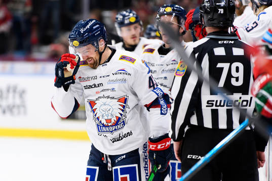 Linköpings Nichlas Hardt jublar