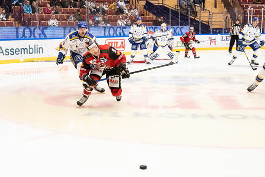 Malmö Redhawks Frederik Storm och Leksands Daniel
