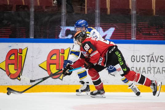 Malmö Redhawks Adam Brodecki och Leksands Linus Persson