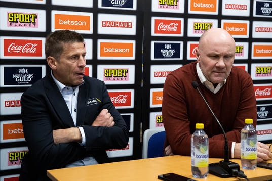 Leksands tränare Ulf Samuelsson och Malmö Redhawks