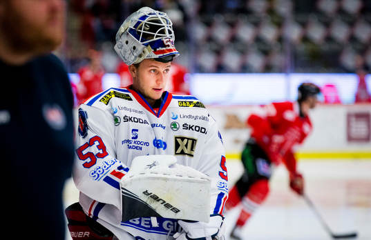 Oskarshamns målvakt Fredrik Pettersson-Wentzel