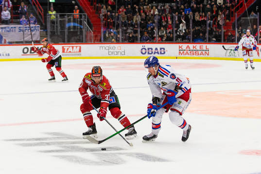 Örebros Glenn Gustafsson och Oskarshamns Joakim Thelin