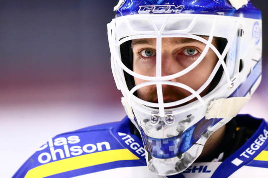 Leksands målvakt Axel Brage