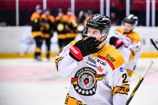 Luleås Jesper Sellgren deppar