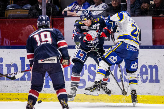 Linköpings Broc Little och Leksands Patrik Zackrisson