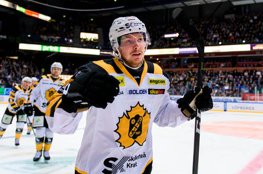 Skellefteås Niclas Burström jublar