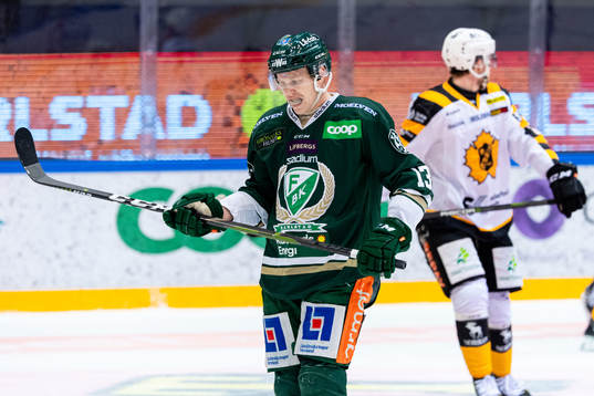 Färjestads Daniel Viksten deppar