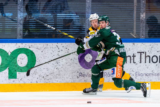 Skellefteås Jonathan Pudas och Färjestads Carl Jakobsson